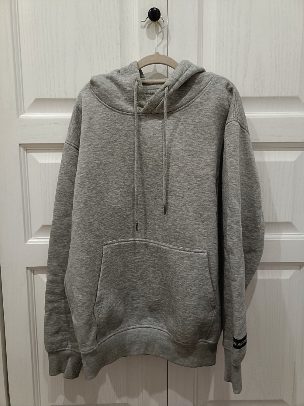 Essential Gray Men's Pullover Hoodie Sweatshirt